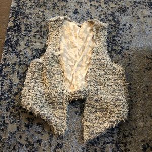 Free people shaggy vest